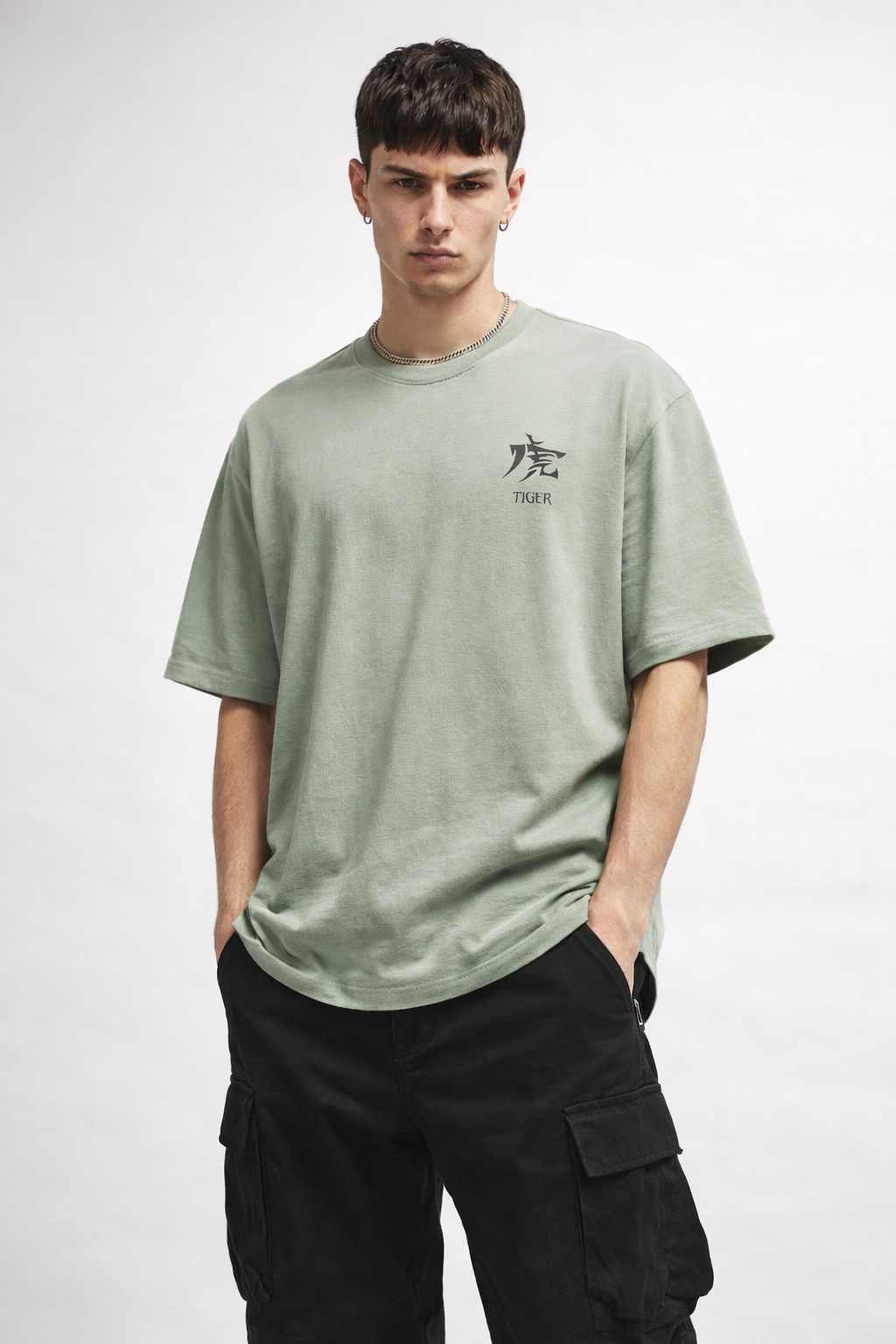 Sage Green Oversized T-Shirt