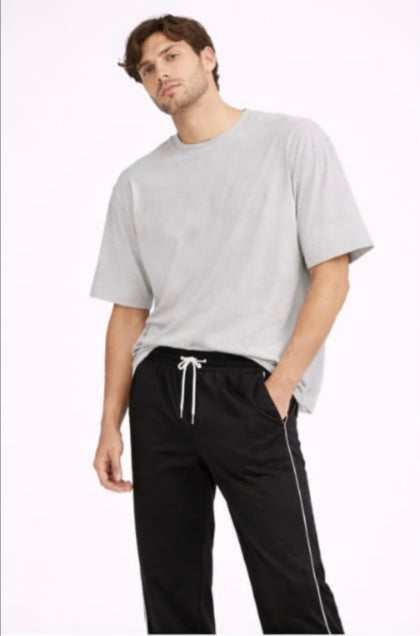 Black straight fit  track pant