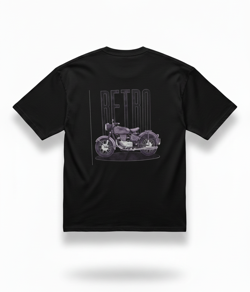Retro rider oversized T shirt