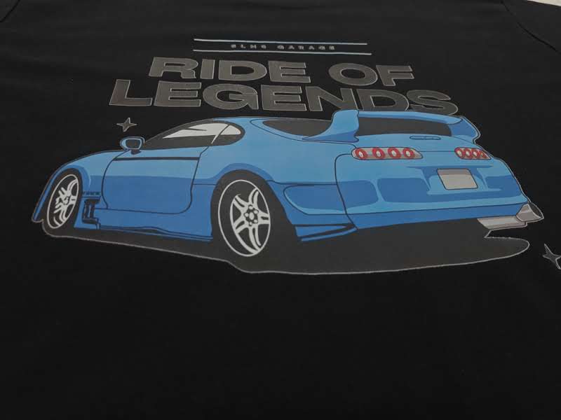 Black Oversized Legends T-Shirt