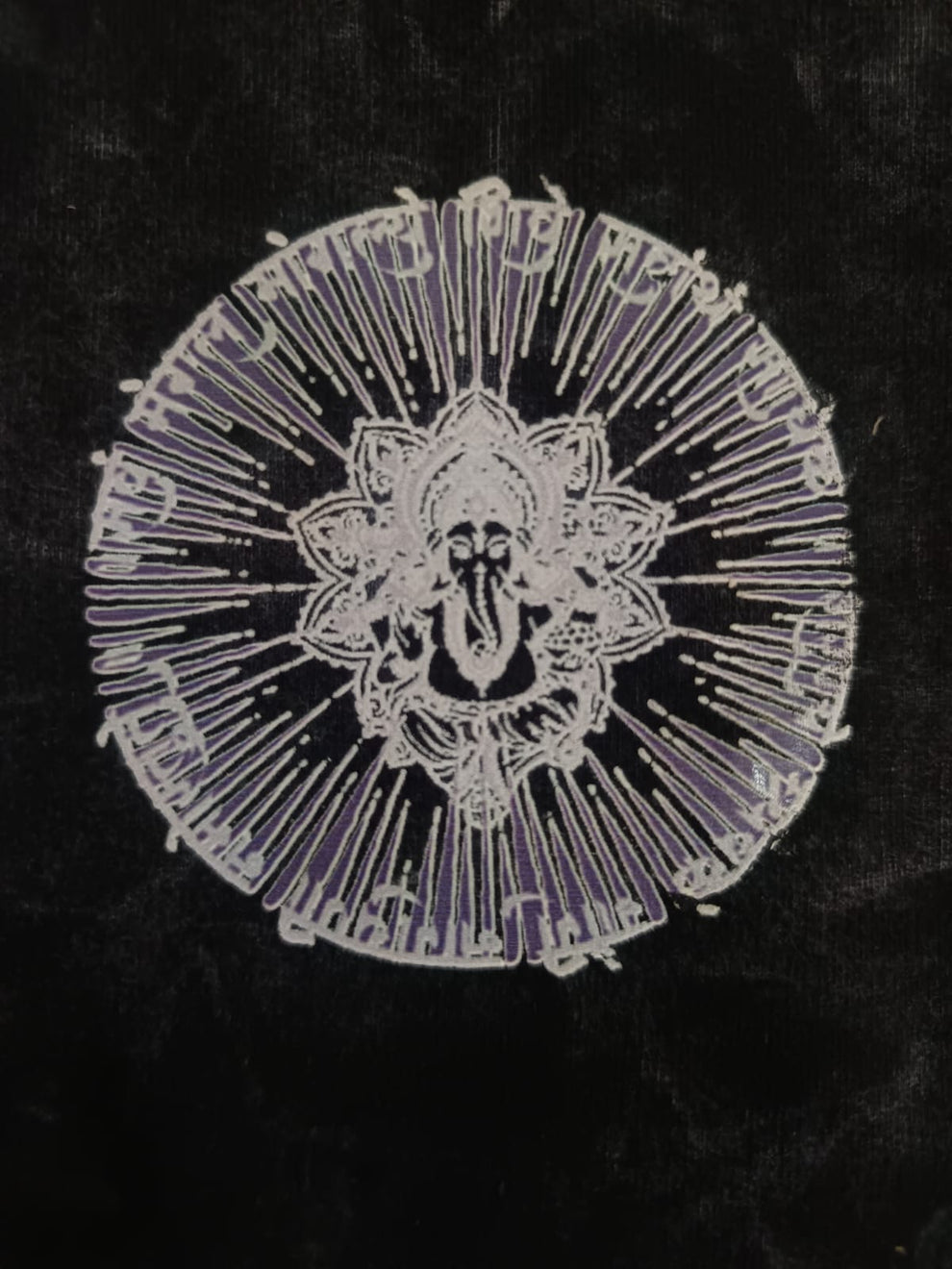 Black acid wash oversized T shirt